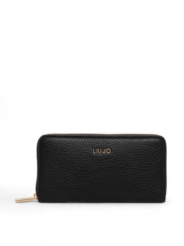 Portafoglio con zip Nero Liu Jo Donna