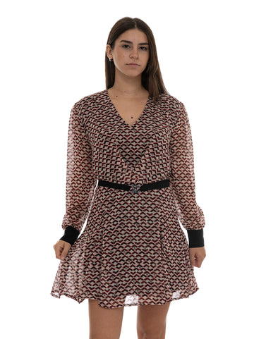 Abito Donna Bianco-bordeau Liu Jo Donna
