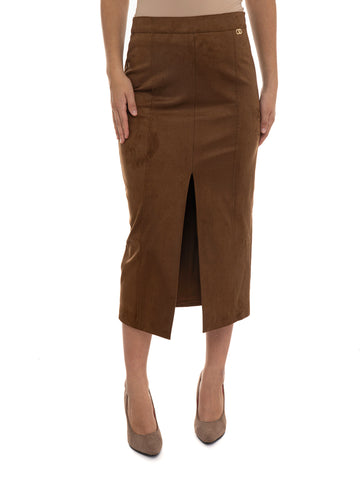 Gonne Marrone Liu Jo Donna
