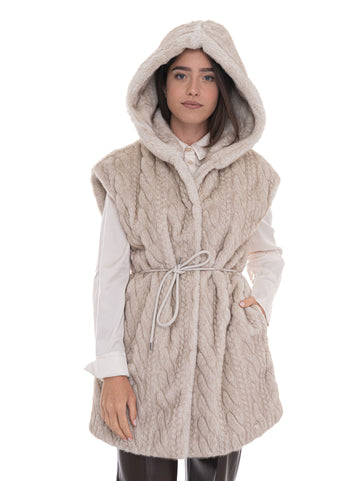 Gilet Beige Liu Jo Donna