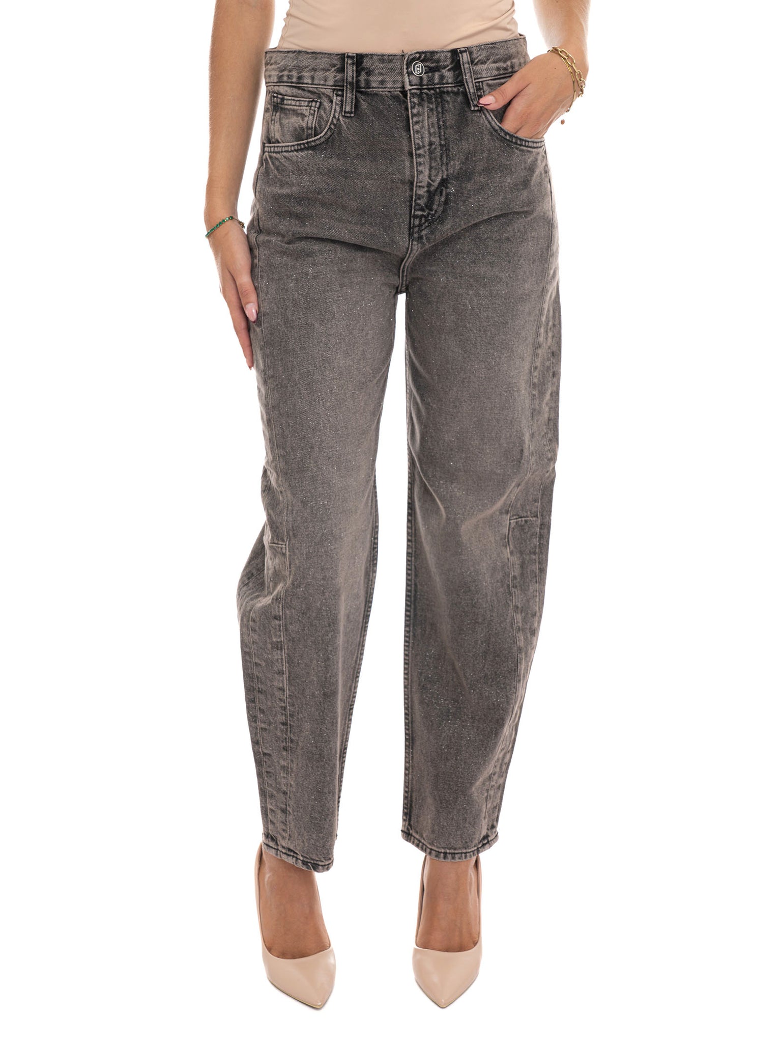 Brown 5 pocket jeans Liu Jo Woman