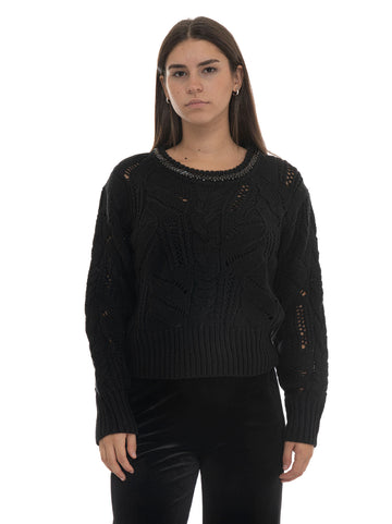 Maglie Nero Liu Jo Donna