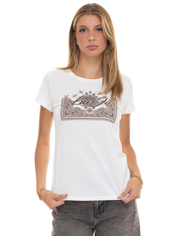 T-shirt Bianco Liu Jo Donna