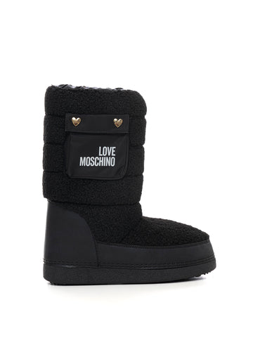 Scarponcini Nero Love Moschino Donna