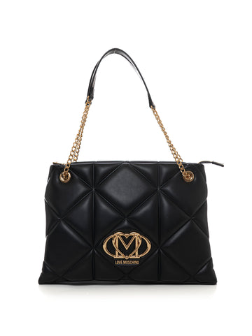 Borsa modello shopper Nero Love Moschino Donna