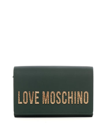 Borsa a tracolla Verde Love Moschino Donna