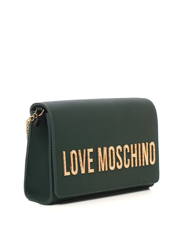 Borsa a tracolla Verde Love Moschino Donna