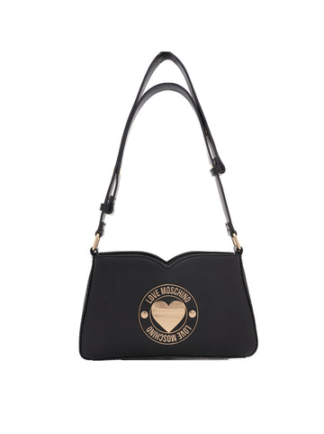 Borsa a spalla Nero Love Moschino Donna