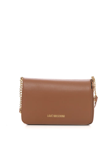 Borsa a tracolla Cuoio Love Moschino Donna