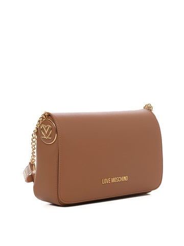 Borsa a tracolla Cuoio Love Moschino Donna