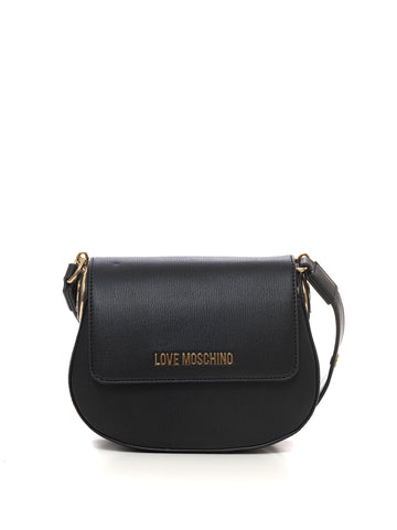 Borsa piccola con tracolla Nero Love Moschino Donna