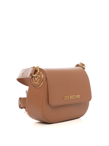 Borsa piccola con tracolla Cuoio Love Moschino Donna