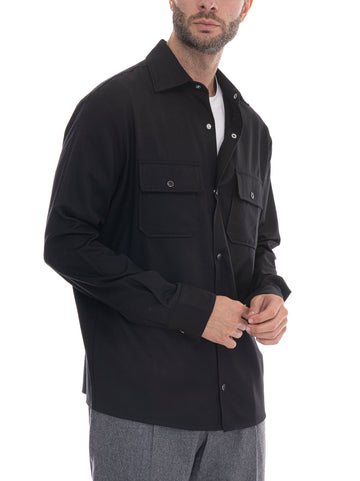 Camicia Nero Marco Pescarolo Uomo