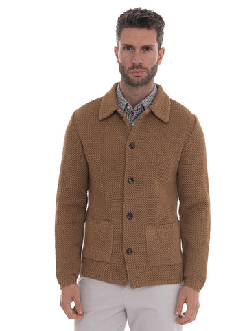 Paoloni Men's Camel Jacket