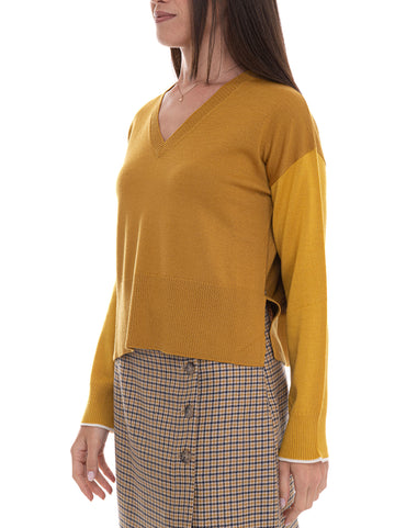 Maglie Senape-giallo Pennyblack Donna
