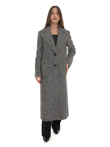 Cappotti Nero-bianco Pennyblack Donna