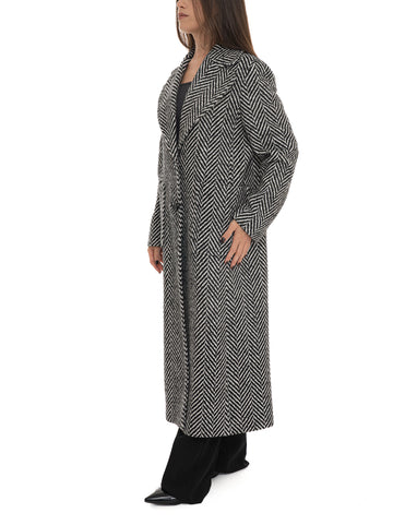 Cappotti Nero-bianco Pennyblack Donna