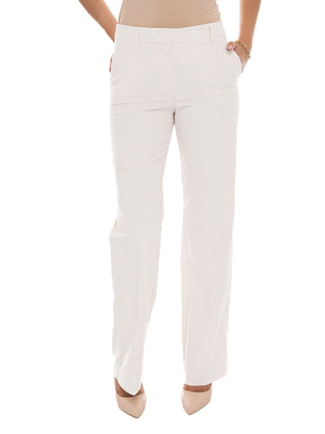 Pantalone in velluto Obolo Avorio Pennyblack Donna