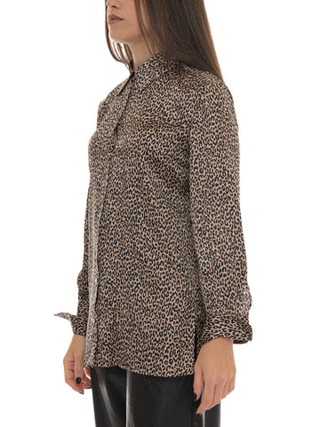 Camicia Beige-nero Pennyblack Donna