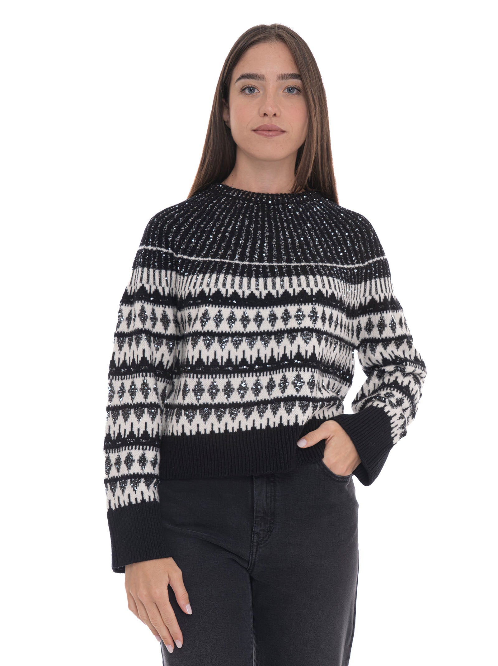 Maglia Xanadu Nero Pennyblack Donna Nero S Scaglione Ischia