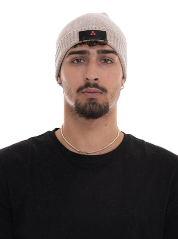 Cappello con risvolto logato CANOVA01-PEX0186 Burro Peuterey Uomo