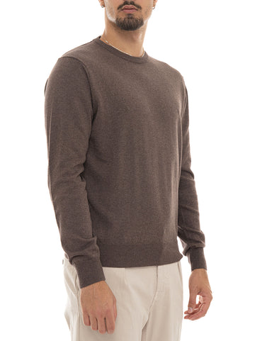 Pullover girocollo EXMOOR07 Marrone Peuterey Uomo