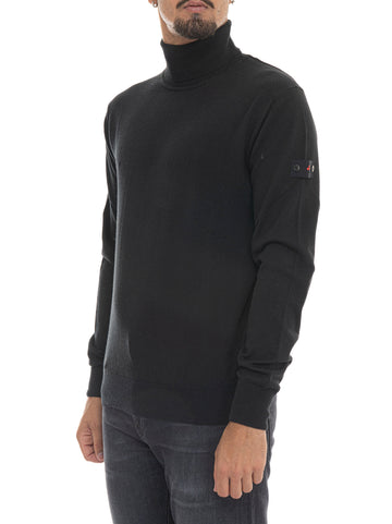 Pullover collo alto GORRAN08-PEU Nero Peuterey Uomo