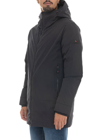 Giaccone con cappuccio METIDESRT01 Nero Peuterey Uomo