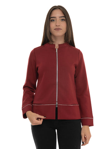 Felpa Bordeau Quality First Donna