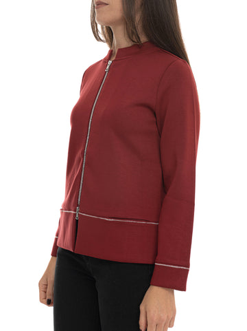 Felpa Bordeau Quality First Donna