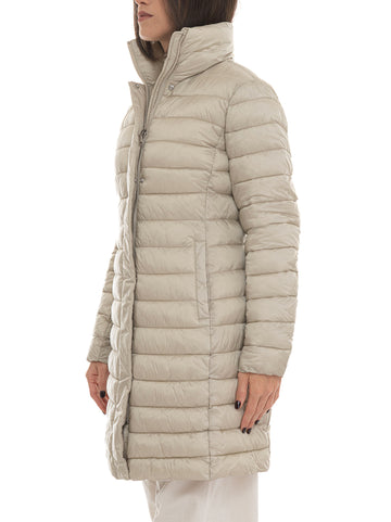 Piumino lungo Sabbia Quality First Donna