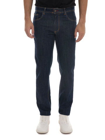 Jeans 5 tasche Denim chiaro Quality First Uomo