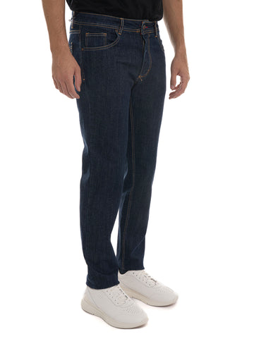 Jeans 5 tasche Denim chiaro Quality First Uomo