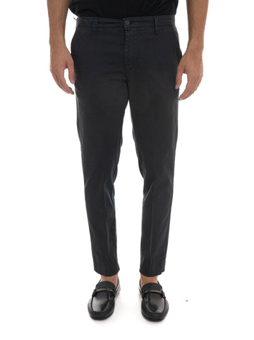 Pantalone modello chino Nero Quality First Uomo