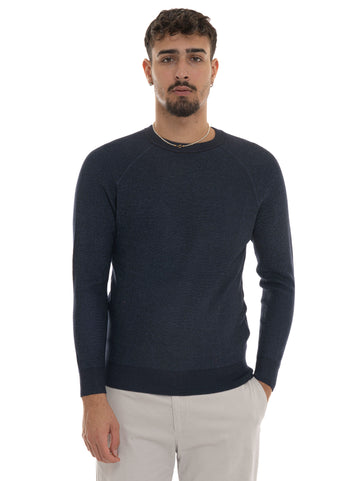 Maglia girocollo Denim Quality First Uomo