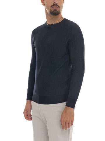Maglia girocollo Denim Quality First Uomo
