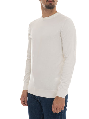 Maglia girocollo Panna Quality First Uomo