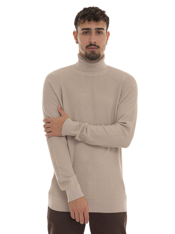 Maglia in viscosa Beige Quality First Uomo