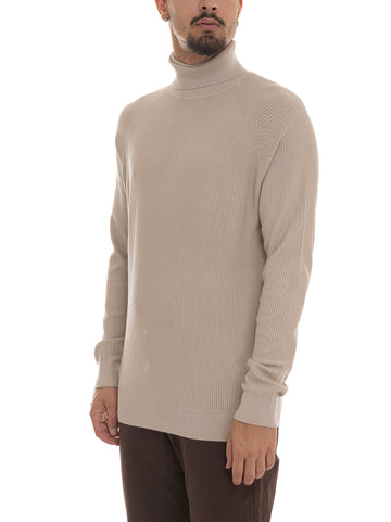 Maglia in viscosa Beige Quality First Uomo