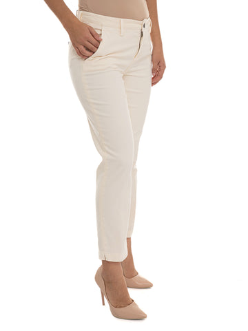 Pantalone modello chino Chino flow bull Burro Roy Rogers Donna