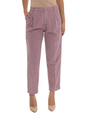 Pantalone in velluto Chino maemi Rosa Roy Rogers Donna