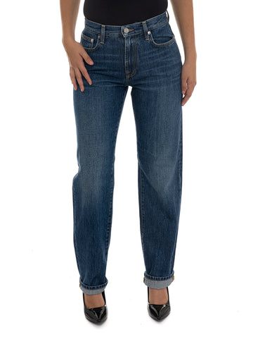 Jeans 5 tasche Regular 90's Denim medio Roy Rogers Donna