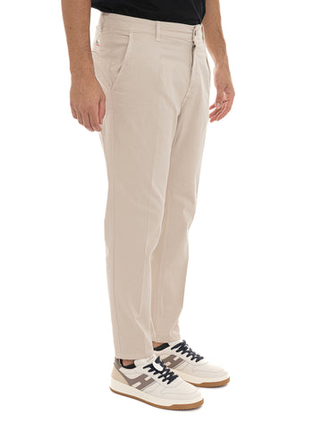Pantalone modello chino Day off Taupe Roy Rogers Uomo