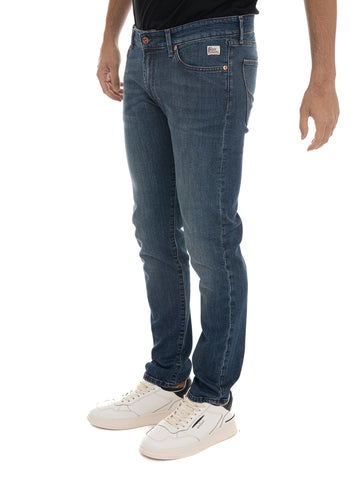 Jeans 5 tasche Denim scuro Roy Rogers Uomo