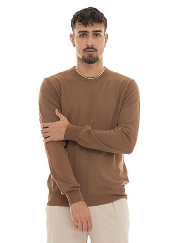 Maglia girocollo Marrone Roy Rogers Uomo