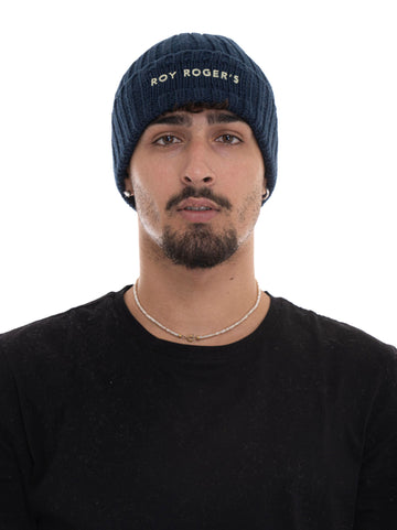 Cappello a costa inglese Blu Roy Rogers Uomo