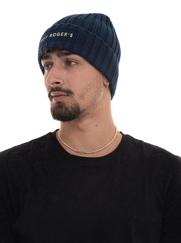 Cappello a costa inglese Blu Roy Rogers Uomo