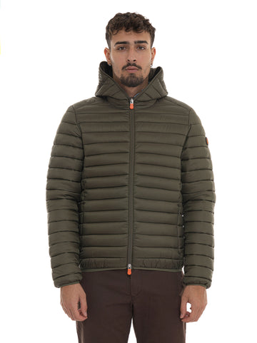 Save the Duck Men's Devon Green Hooded Jacket