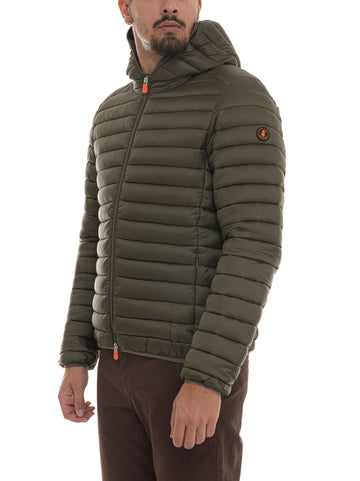 Save the Duck Men's Devon Green Hooded Jacket