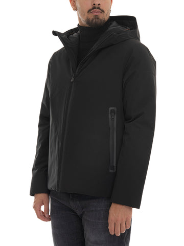 Save the Duck Men's Flynn Hooded Jacket Black